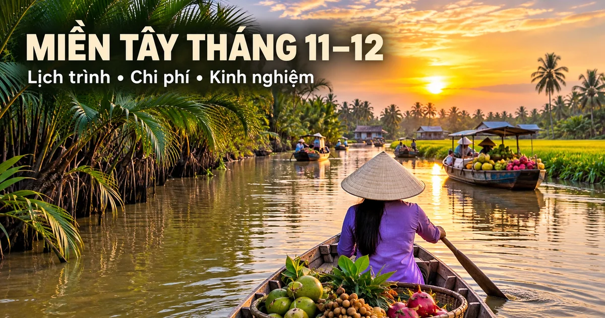 Du lịch miền Tây tháng 11–12/2026: Nên đi đâu, lịch trình và chi phí