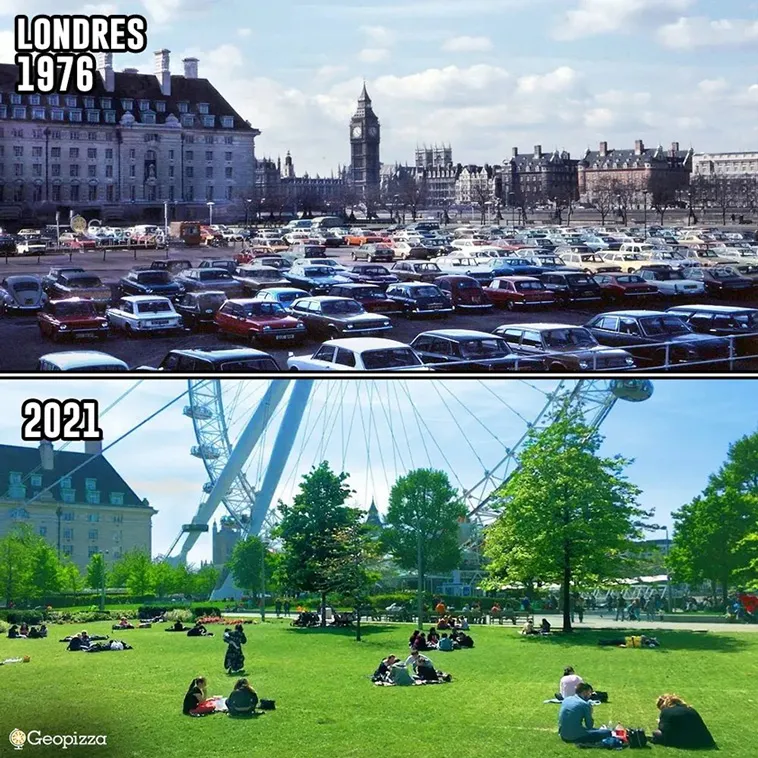 cityscapes then vs. now